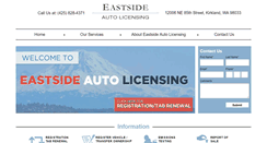 Desktop Screenshot of eastsideautolicensing.com